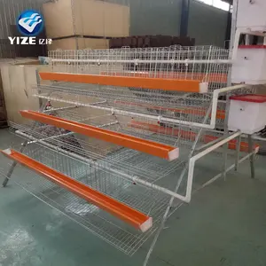 中国制造商鸡鸭笼作为农场设备/镀锌或 PVC 涂层鸡养殖场养殖笼中国