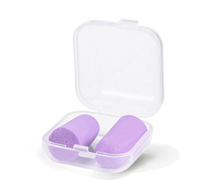 Tapones para los oídos personalizados Tapones para los oídos de espuma en forma de campana roja con estuche - Product Image 4