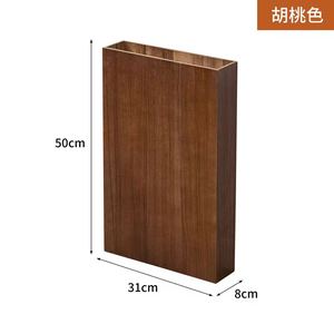 Porte-parapluies en bois massif, multifonctionnel, simple et luxueux, pour la maison, l'hôtel et le magasin - Product Image 4