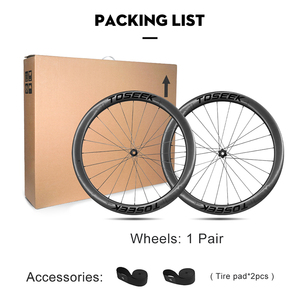 Jeu de roues de vélo de route en carbone TOSEEK 700c, jantes en carbone de haute qualité 38/50/58*28mm, jeu de roues en carbone, échantillon gratuit (pour les acheteurs qualifiés) - Product Image 4
