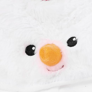 Nouveau doux mobile oreille sautant en peluche rouge haut pompon mignon visage dessin animé père noël casquette accessoires de fête de noël chapeaux de père noël en gros - Product Image 4