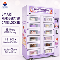 Casillero Refrigerado Inteligente Winnsen para Recogida de Pasteles con Código QR para Pedidos en Línea de Panadería