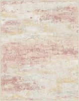 Tapis d'intérieur abstraits modernes lavables 8x10 antidérapants doux pour salon grande taille chambre à coucher décoration intérieure abstrait rose/crème
