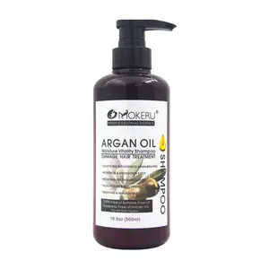 Hot Amazon selling herbal argan oil shampoo and conditioner hair care set products for oily hair import from korea