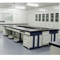 Fourniture Offre Spéciale d'usine de meubles de laboratoire de table de travail de laboratoire usagés, banc de laboratoire en bois et en métal