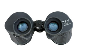 Binoculares de alta potencia 10x50 con enfoque fácil y visión con poca luz Telescopio telémetro al aire libre para observación de aves Caza - Product Image 3