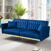 Modernes Klappbares Getuftetes Sofa-Set mit Stoffbezug für Wohnzimmer