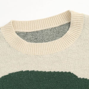 Suéteres Personalizados con Logotipo OEM y ODM para Hombre, Suéter de Punto con Letras Jacquard, Ropa de Punto de Manga Larga para Hombre - Product Image 5