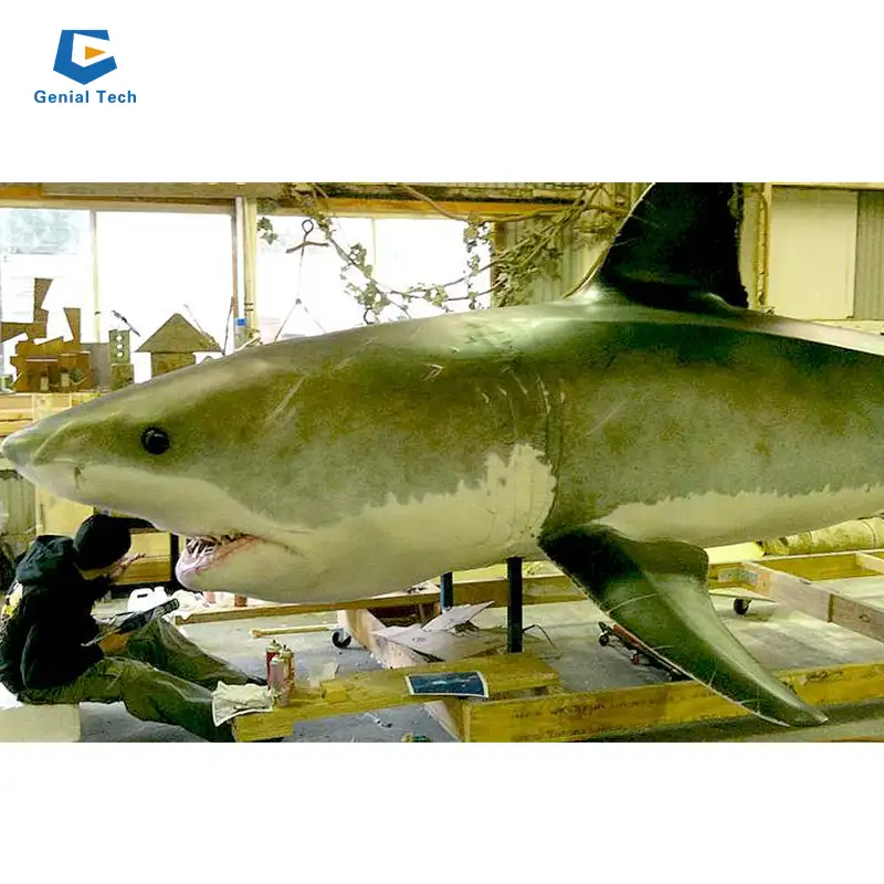 Modelli di squalo animale di alta qualità museo animale squalo robotico in vendita