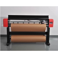King Rabbit 1800mm2000mm 2200mm Auto Paper Feed Apparel CAD/CAM Graph Plotter para patrón de ropa Impresora de inyección de tinta y cortador