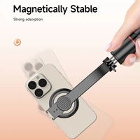 Vente en gros L20 Perche à selfie sans fil Trépied Support magnétique pour téléphone Fonction de réglage Compatible Android pour la diffusion en direct