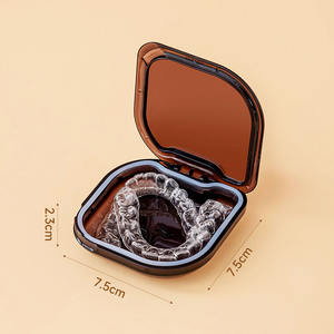 Estuche Retenedor <span class=keywords><strong>Invisalign</strong></span> para Ortodoncia Dental, Caja de Almacenamiento de Baño para Dentaduras Postizas, Contenedor de Protector Bucal, Organizador de Aparatos Dentales - Product Image 3