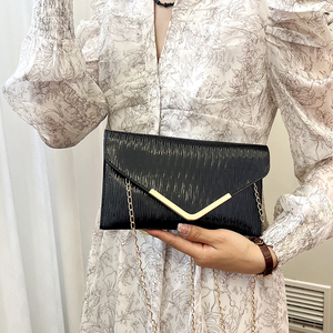 Bán Buôn Phong Cách Sang Trọng Chuỗi Vai Của Phụ Nữ PU Da Buổi Tối Ví Phụ Nữ Đảng Túi Xách Tay Phong Bì Ly Hợp - Product Image 5