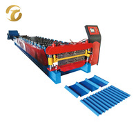 Ligne de formage à rouleaux à double couche pour tôles de toiture en acier métallique