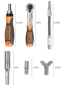 38 in 1 Multi <b>Tools</b> Screwdriver Set Ratchet Socket Wrench Combination Toolbox Hardware Precision Screw Bits <b>Hand</b> <b>Tool</b> Set - Product Image 4