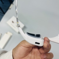 Vente en gros de lunettes de beauté pour les yeux, dissolvant de sacs pour les yeux, lunettes de massage intelligentes pour les cernes, les poches et le soulagement de la fatigue oculaire