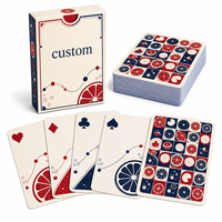 Cartes à Jouer Promotionnelles Personnalisées Style Américain – Jeu Interactif de Dégustation de Boissons Non Alcoolisées – Jeu de Cartes pour Événements et Cadeaux Promotionnels