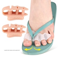 Séparateur d'orteils en gel de silicone, correcteur d'hallux valgus, espaceur doux et confortable, soulagement de la douleur, antidérapant, pour femmes et hommes