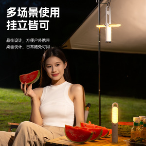 Camping <b>Lantern</b> Led Rechargeable Battery 3W Warm <b>White</b> Light Outdoor Portable Hanging Desk Use - Product Image 1