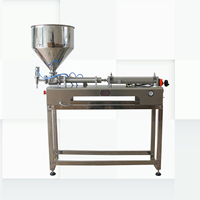 Machine de remplissage semi-automatique de bouteilles de savon liquide mini, économique, simple, précise et de haute qualité