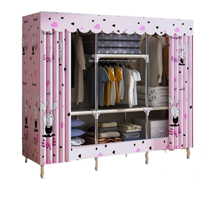 Nouveau meuble de maison moderne placard en <span class=keywords><strong>tissu</strong></span>, armoire de rangement avec cadre en acier - Product Image 3