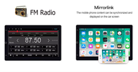 Navegación Android reproductor multimedia eléctrico 360 grados rotador 2DIN 10,1 pulgadas IPS pantalla coche REPRODUCTOR DE DVD BT DSP ESTÉREO