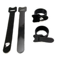 Attaches de câble en nylon et polyester de type P, attaches de câble durables imprimées, sangle à boucle pour la gestion des câbles