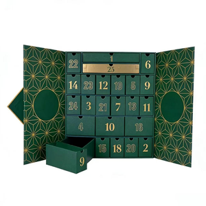 Caja de Calendario de Adviento de Lujo Personalizada, Cuenta Regresiva de <span class=keywords><strong>24</strong></span> Días, Empaque de Regalo de Papel Rígido con Cierre Magnético, Cumple con PPWR 2026 - Product Image 2