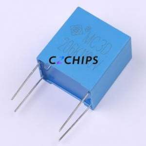 Condensador de película de polipropileno (CBB) 3D1Y206KLMB0420450300EVT, componente de montaje en orificio (THT), P=37.5mm 20uF 10% 1.1kV - Product Image 1