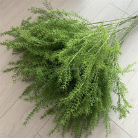 E-433 simulierter Blumenstrauß Kunstrasen pflanzen Großhandel Hochzeit Plastik pflanze Grün Dekorative Grüne Pflanze Künstlich