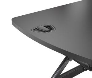 Table pliante en V pour ordinateur portable, Table réglable, ressort à gaz, hauteur réglable manuellement, station de travail - Product Image 5