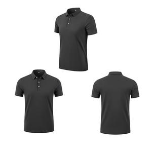 เสื้อยืดโปโลสำหรับผู้ชายเสื้อโปโลพิมพ์ลายขนาดใหญ่พิเศษเสื้อกอล์ฟผ้าฝ้ายเปล่าพิมพ์โลโก้ตามสั่ง - Product Image 1