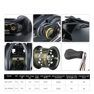 2021 nouveaux moulinets de pêche <span class=keywords><strong>CURADO</strong></span> BFS coulée gauche/droite MICROMODULE <span class=keywords><strong>moulinet</strong></span> Baitcasting d'eau salée - Product Image 2