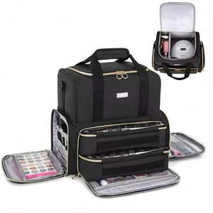 Étui de transport pour vernis à ongles avec échantillon gratuit, capacité de 40 flacons (15 ml - 0,5 fl.oz) et une lampe UV/LED - Product Image 1