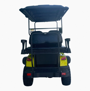 รถกอล์ฟอลูมิเนียมสุดหรู 4 ที่นั่ง มอเตอร์ AC 5KW แบตเตอรี่ลิเธียมแบบชาร์จไฟได้ 24 โวลต์ ระยะทางวิ่ง 36 หลุม รับน้ำหนักได้ 300 กก. สำหรับเล่นกอล์ฟ - Product Image 4