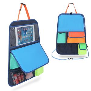 Organisateur de siège arrière de voiture en polyester multi-poches (4-7 compartiments) avec couleur personnalisée - Product Image 5