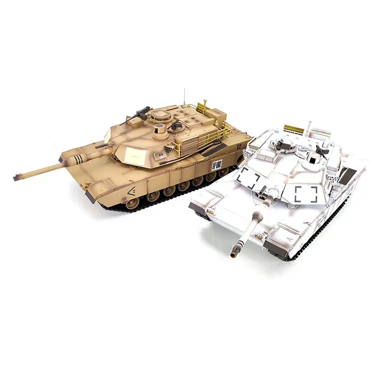 COOLBANK-char militaire M1A2 Abrams Battle, char télécommandé, 1/16 Ghz, prise de vue BB, avec son de fumée, radio RC