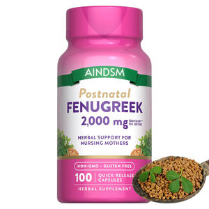 Capsules de Fenugrec Spécialement Conçues pour le Contrôle du Taux de Sucre dans le Sang, Capsules Végétariennes de Fenugrec, Extrait de Poudre de Graines de Fenugrec en Capsules - Product Image 1