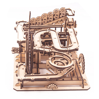 2025 mejores regalos de Navidad educativos niños mármol Run 3D Kits de construcción rompecabezas complejo mecánico artesanía de madera decoración juguete