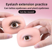 Module de Cils en Silicone pour Débutants, Blocs Oculaires pour Cils Supérieurs/Inférieurs, Blanc, Réutilisable, Effet 3D Réaliste, Lifting des Yeux Ouverts