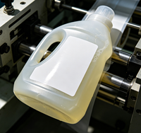 Film plastique durable et résistant à l'eau en PE blanc laiteux personnalisé pour l'emballage des articles de boisson, transparent, résistant à l'usure et aux déchirures
