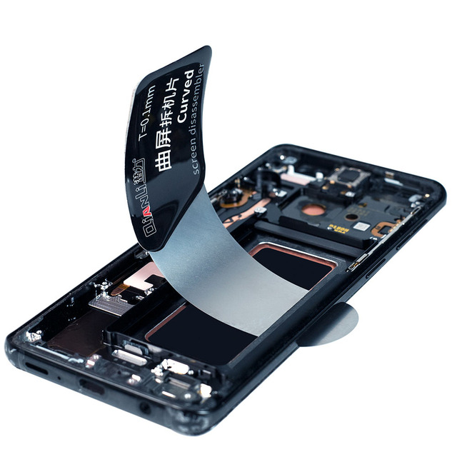 Qianli ToolPlus Mobile Phone Curved LCD Screen Opening Pry Tools Flexible Stainless Steel Pry Spudger Tool