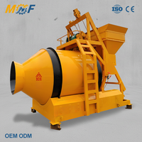 Malaxeur à tambour MHF JZM 11KW personnalisé, 1500L, anti-corrosion, pour la construction de fondations d'aéroports