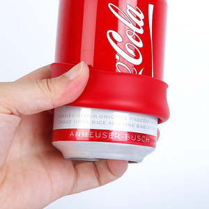 La birra personalizzabile in Silicone può coprire il dispositivo di raffreddamento accessori per barre Logo personalizzato per bevande Cola bicchieri accessori - Product Image 5