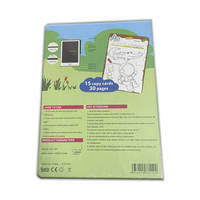 Nouveau cahier de traçage LCD 6/8,5/11 pouces avec 15/20 cartes, tablette d'apprentissage et d'écriture, jouets de dessin à écran couleur pour enfants