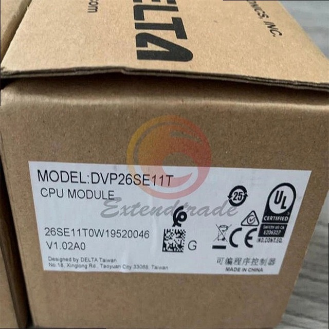 DVP26SE11T PLC CPU Module for Industrial Machine Control and Ethernet Communication