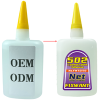 Colle Forte Liquide Instantanée Cyanoacrylate 50G, Séchage Rapide pour Cuir Caoutchouc Bois Métal – Outil Adhésif à Forte Adhérence (OEM ODM)