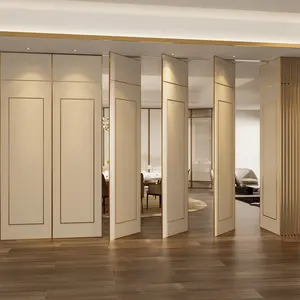 Sala conferenze mobile muro divisorio pieghevole porta porta porta vetro insonorizzata porta schermo mobile - Product Image 1