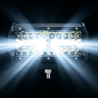 Barre lumineuse de travail LED à triple rangée de 6,6 pouces 120W, étanche IP68, 12-48V, 4800lm, lampe de conduite auxiliaire pour voiture tout-terrain, camion, chariot élévateur
