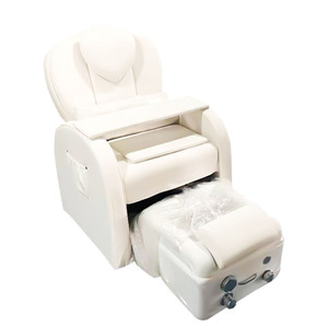 Electric foot massage chair for nail salons, trendy foot bath chairs with reclining function, single foot massage sofa - Product Image 2